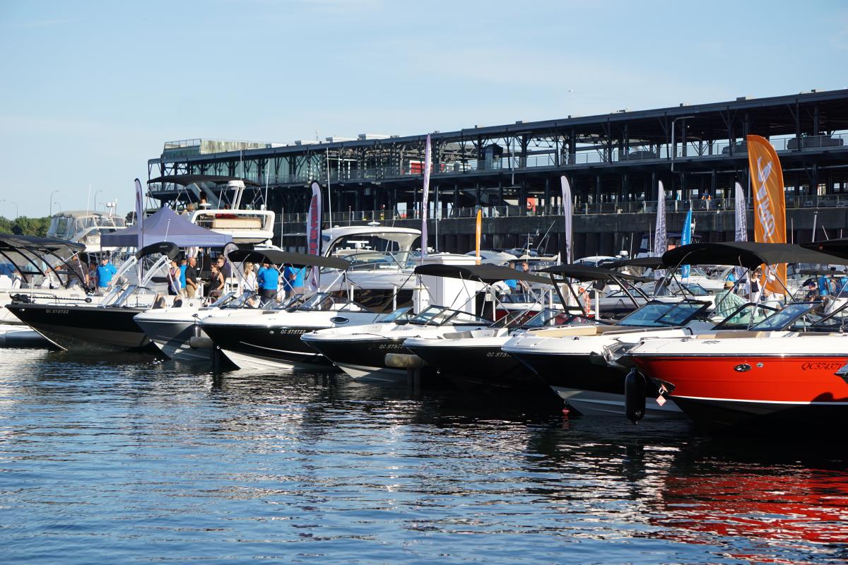 Salon du bateau à flot de Montréal Vieux Port de Montréal Salon du bateau à flot de Montréal Vieux Port de Montréal
